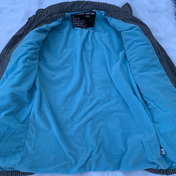 Stussy Mens Striped zip up jacket - Picture 5 of 8